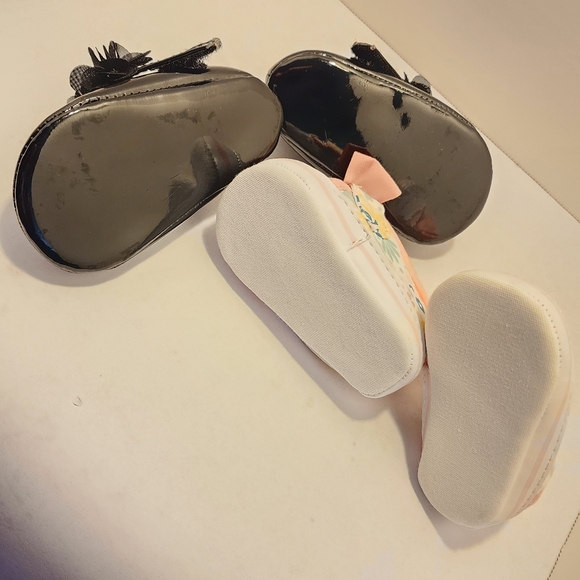 Infant shoes. Lot of 4 pairs for baby girl. - Picture 8 of 11